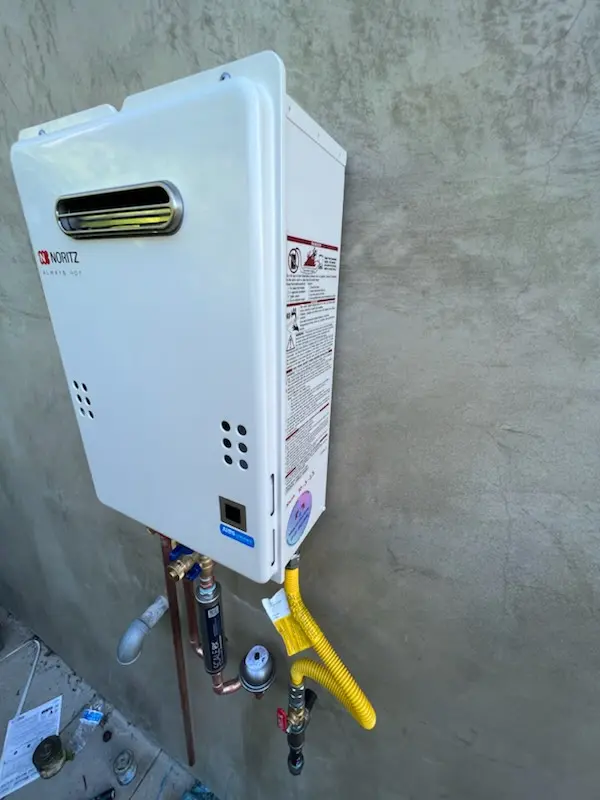 Tankless water heater installation for Turf Valley Overlook homes